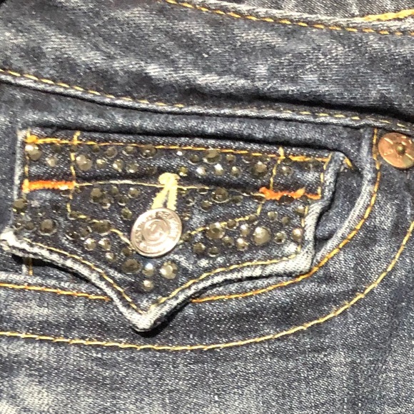 True Religion Hi Rise Boot Cut Dark denim size 27 - Picture 3 of 3